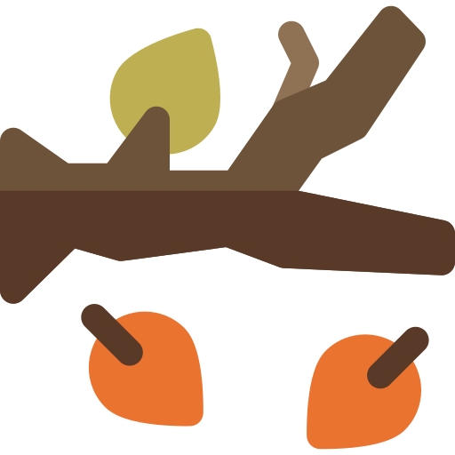 Tree Branch Basic Rounded Flat Icon