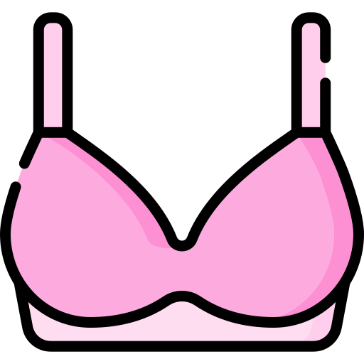 Pink Bra Clipart Transparent Background, Pink Bra Icon Cartoon