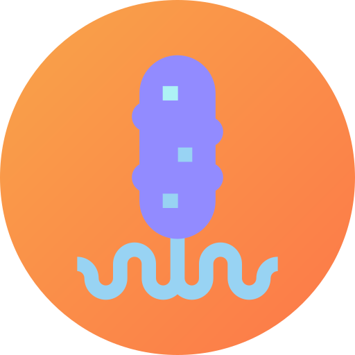 Bacteria free icon Bacteria free icon