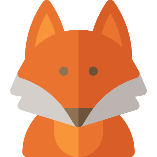 Fox Basic Rounded Flat icon