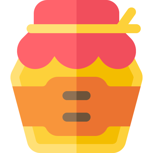 Jam jar Basic Rounded Flat icon