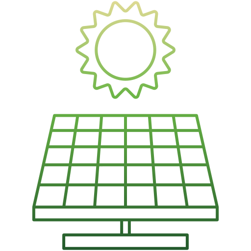 panel solar icono gratis