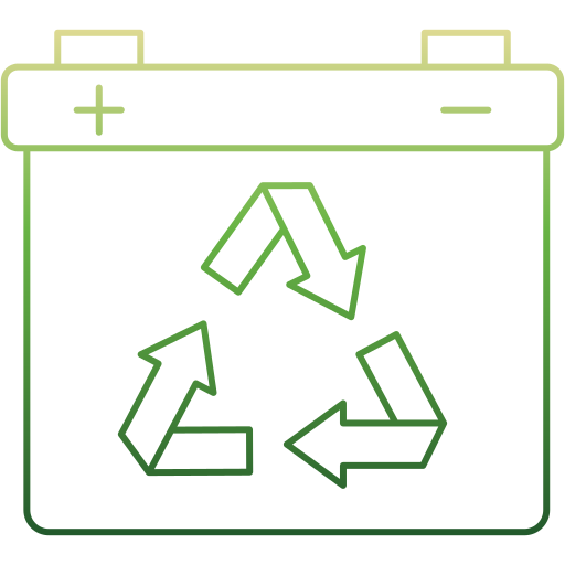 Battery free icon Battery free icon