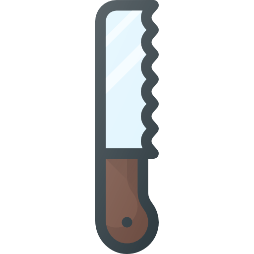 cuchillo para el pan icono gratis