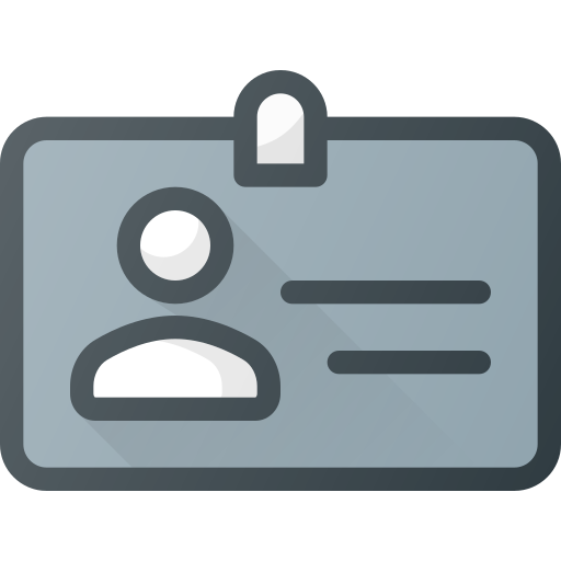 신분증 무료 아이콘