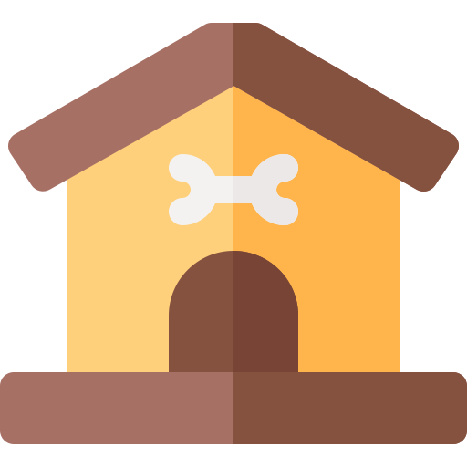 casa de perro icono gratis