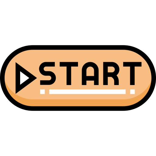 get started button orange