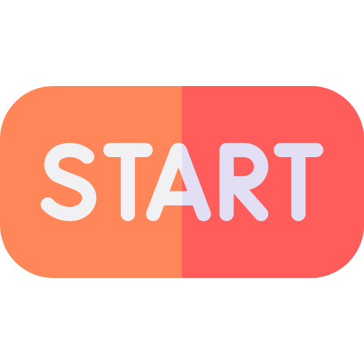 get started button orange