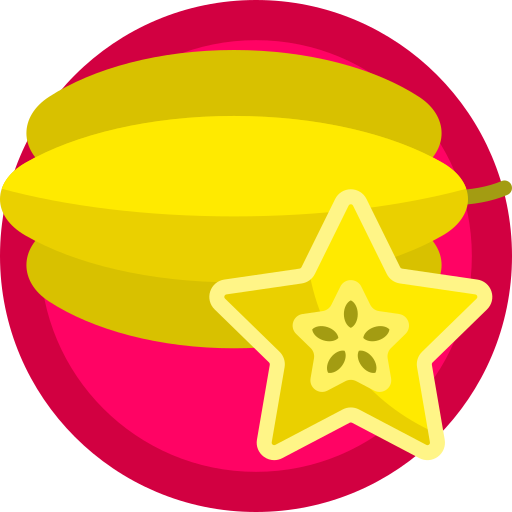 fruta estrella icono gratis