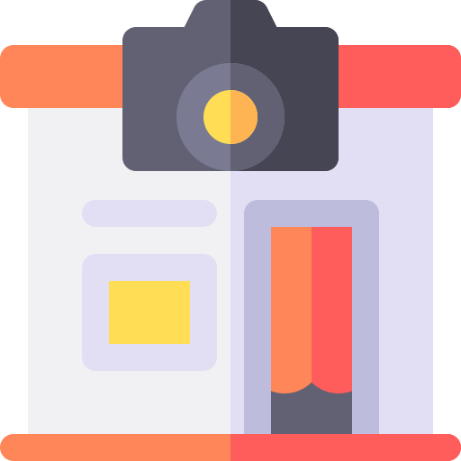 cabina de fotos icono gratis