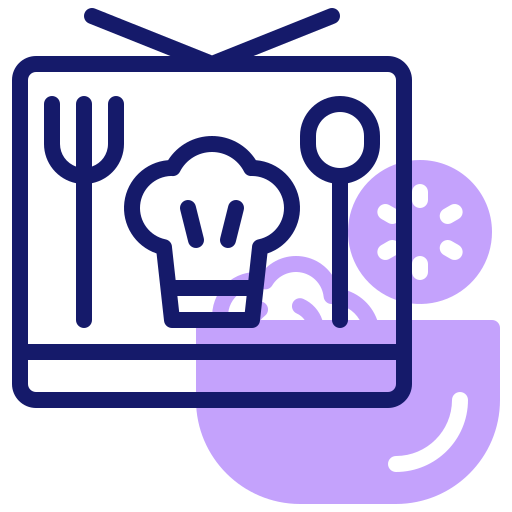 programa de cocina icono gratis