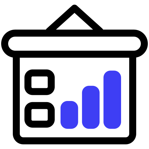 gráfico de barras icono gratis