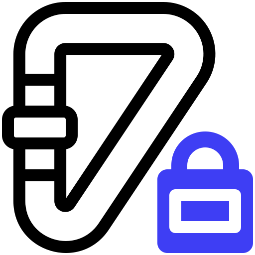 mosquetón icono gratis