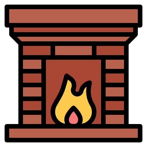 chimenea icono gratis