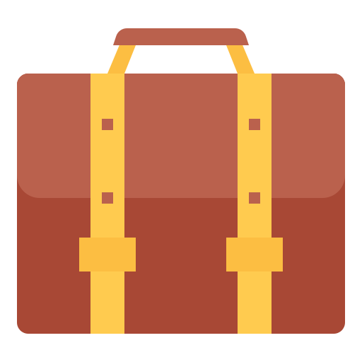 bolsa para la escuela icono gratis