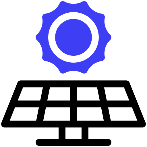 panel solar icono gratis