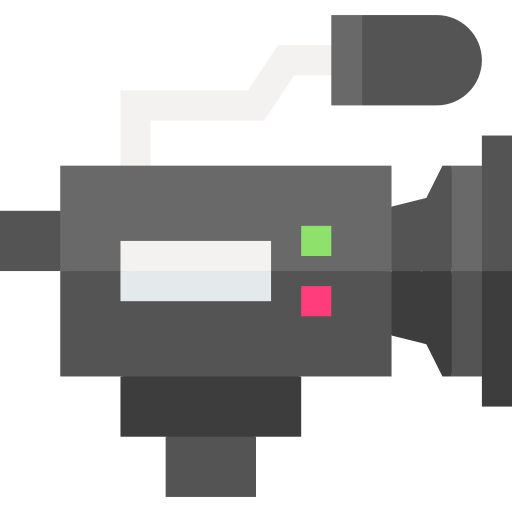 camara de video icono gratis