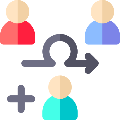 Agile team Basic Rounded Flat icon