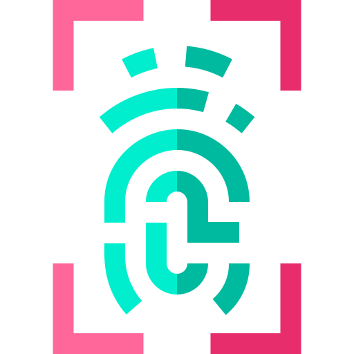 huella dactilar icono gratis