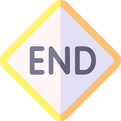 End Basic Rounded Flat icon