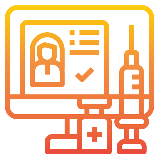 registro de vacunas icono gratis