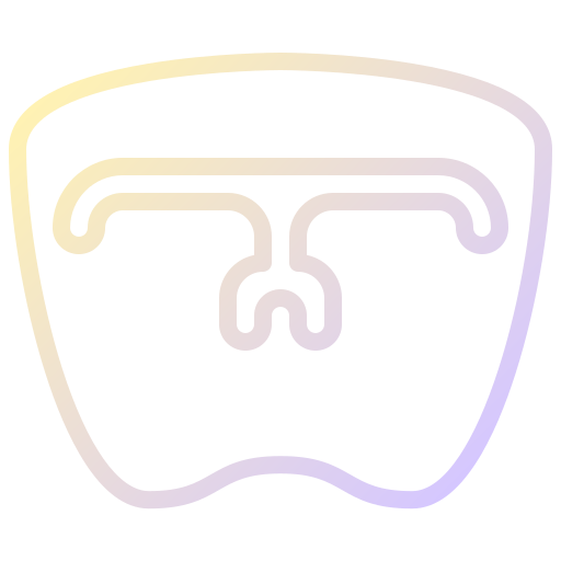Face shield free icon