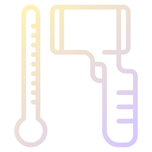 Thermometer gun free icon Thermometer gun free icon