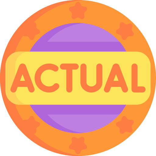 Actual Detailed Flat Circular Flat Icon