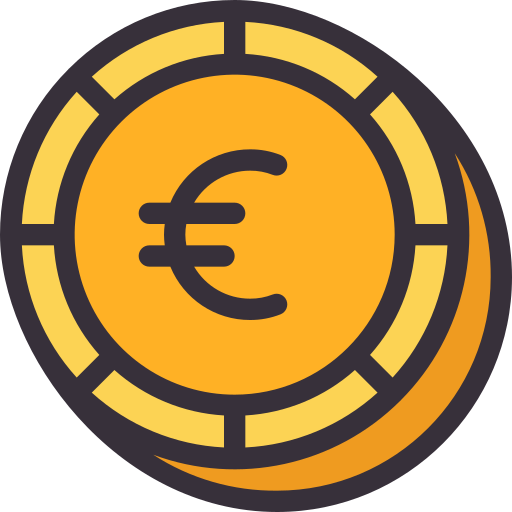 euro icono gratis