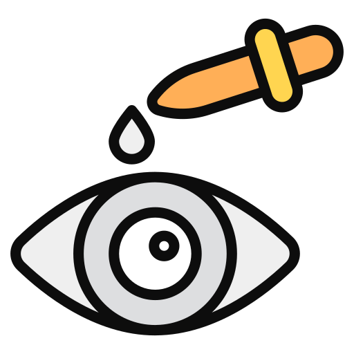 gotas para los ojos icono gratis