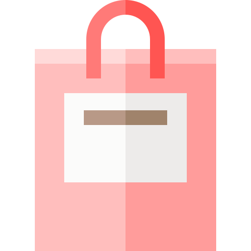 Shopping bag Basic Straight Flat icon