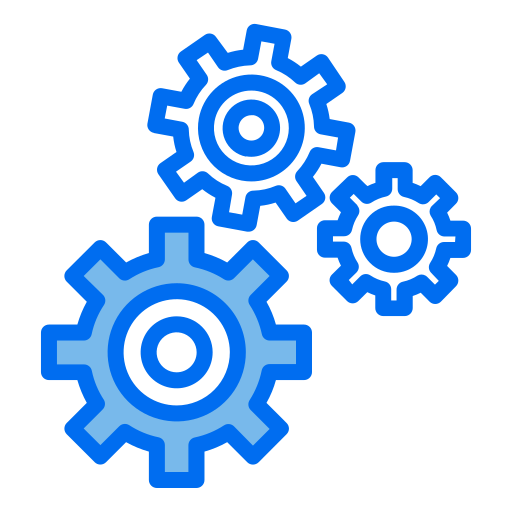 Gear Generic Blue icon