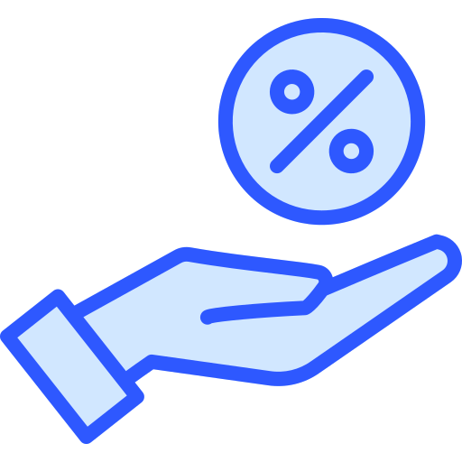 Percentage free icon