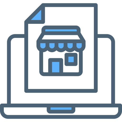 tienda online icono gratis