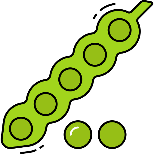 Peas Generic Thin Outline Color Icon