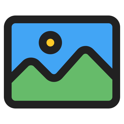 Picture Generic Outline Color icon