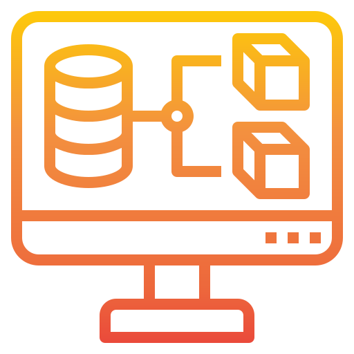 Database Catkuro Gradient icon