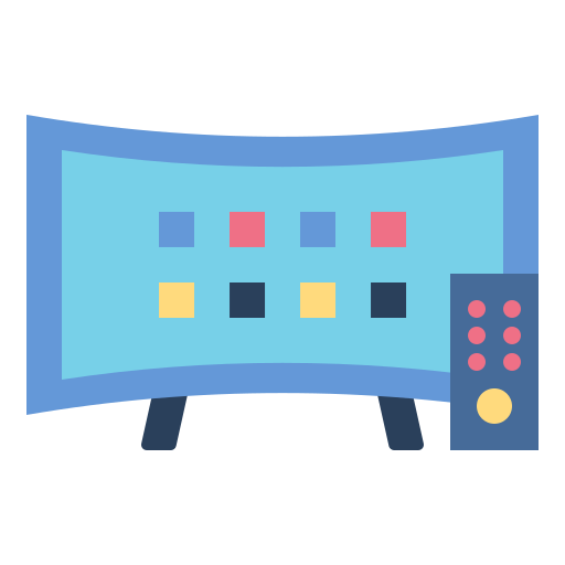 Smart tv free icon