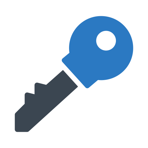 Smart key Vector Stall Flat icon