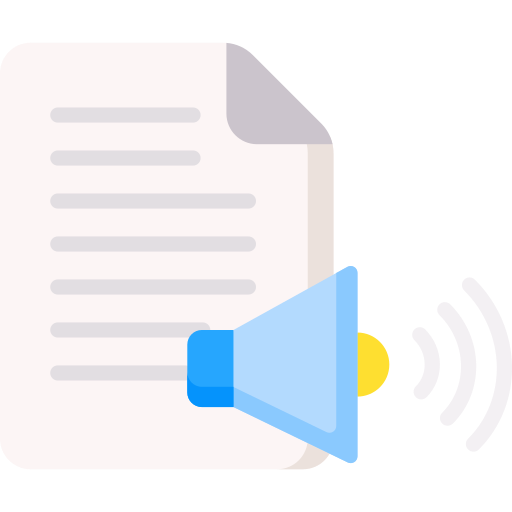 Audio description free icon Audio description free icon