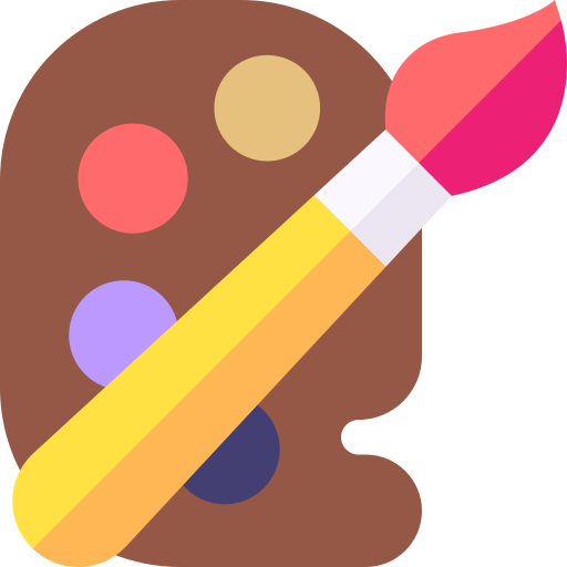 paleta de color icono gratis