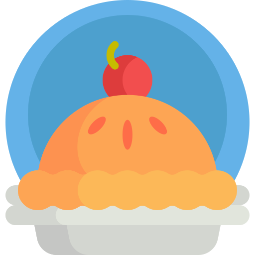 pie de manzana icono gratis