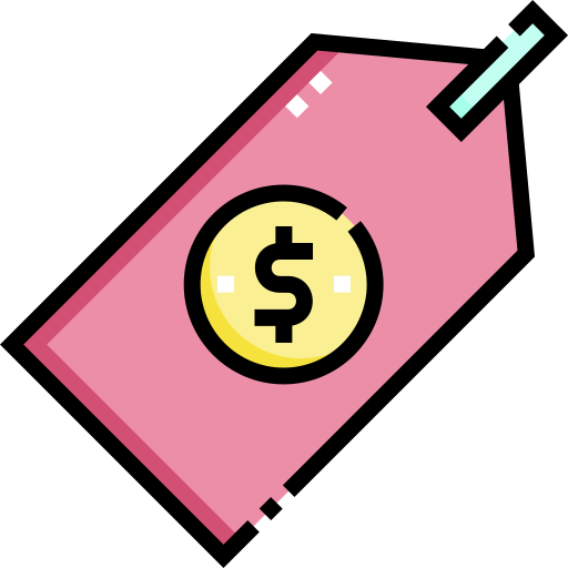 etiqueta de precio icono gratis