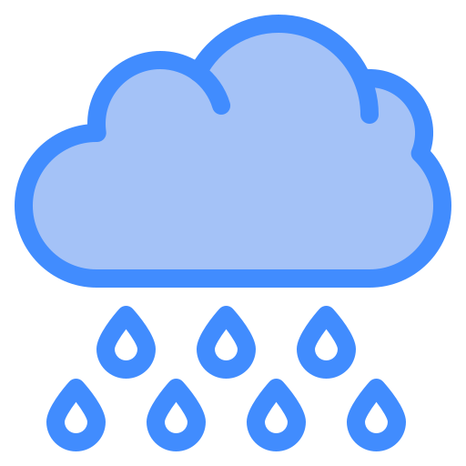 Raining Generic Blue icon