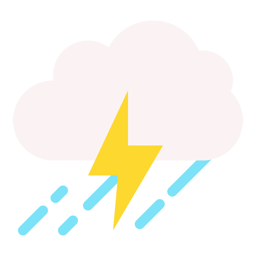 Thunderstorm Generic Flat Icon