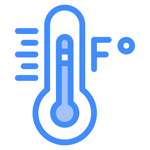 temperatura caliente icono gratis