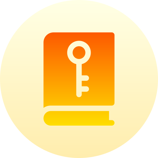 Key to success Basic Gradient Circular icon