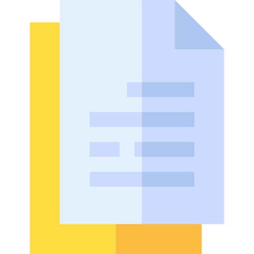 Document Basic Straight Flat icon