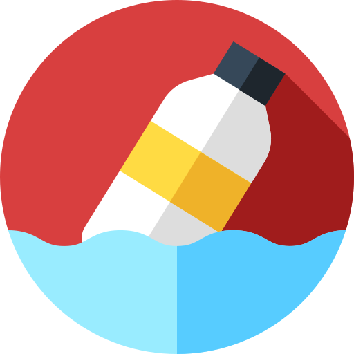 la contaminación del agua icono gratis