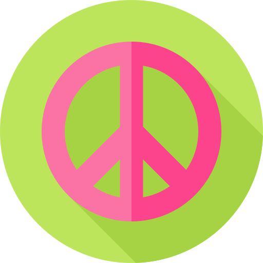 Peace symbol free icon Peace symbol free icon